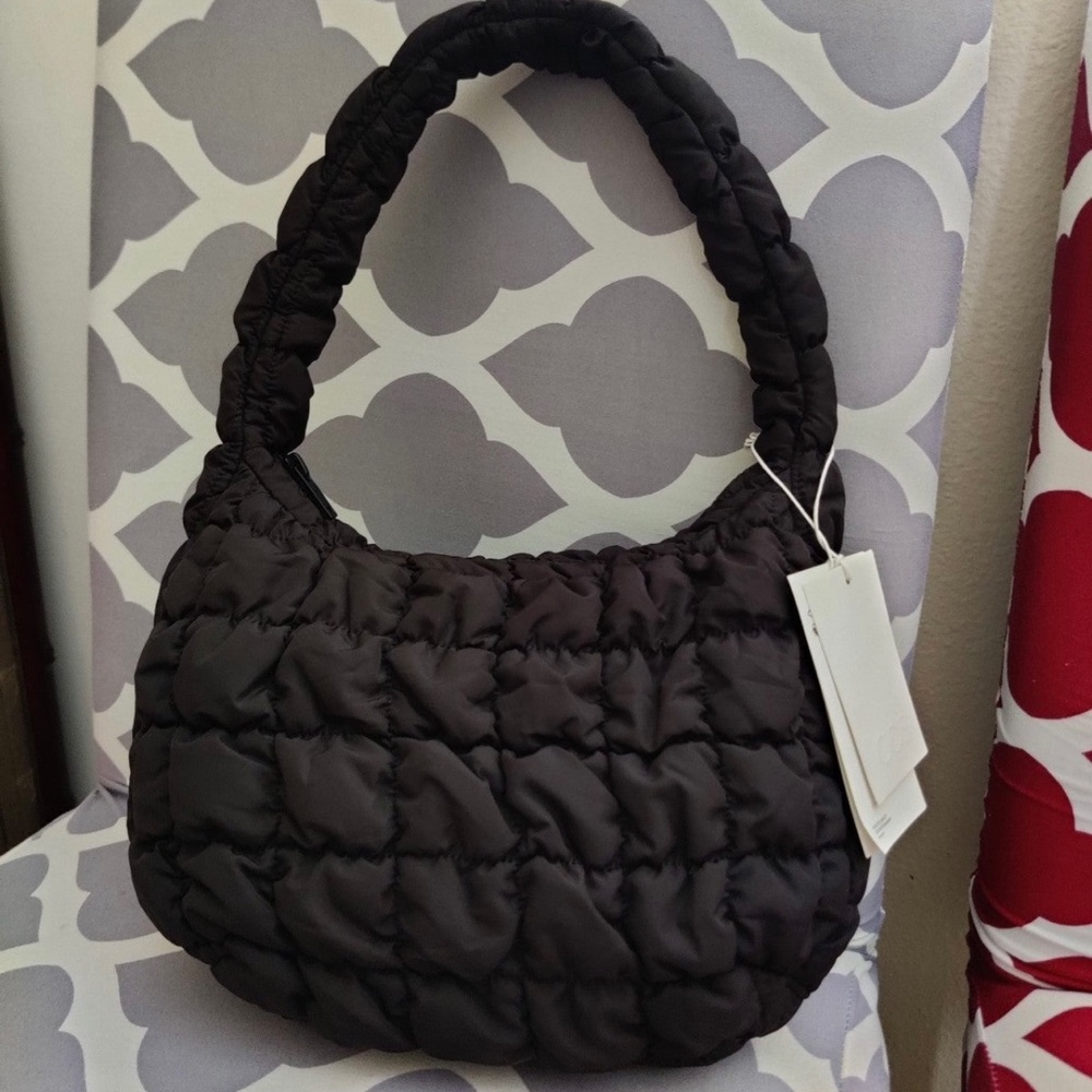 COS quilted mini bag Black